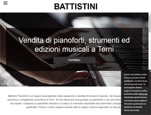 Tablet Screenshot of battistinipianofortiterni.com